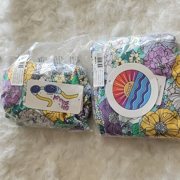 🏊‍♀️🏄‍♀️ SPORTI Active Bondi 2 Piece Swim Skort &High Neck Top in Bondi Floral - Picture 13 of 16